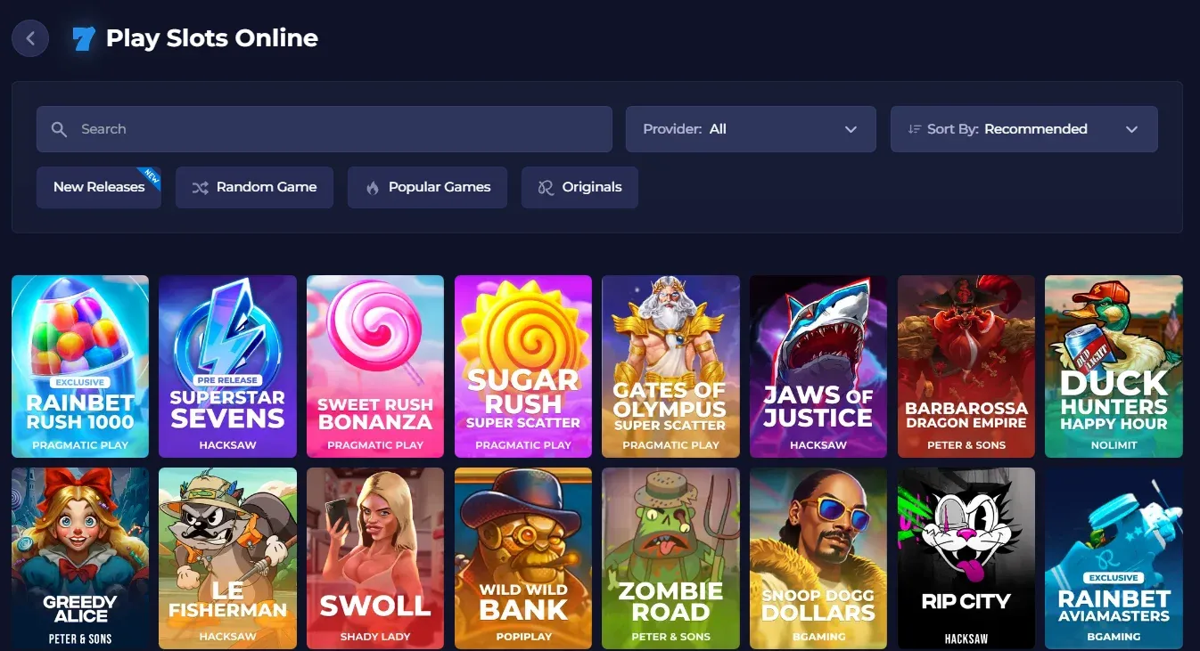 rainbet kasyno automaty