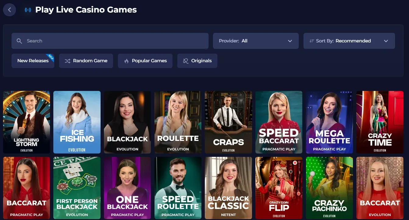 rainbet casino na żywo